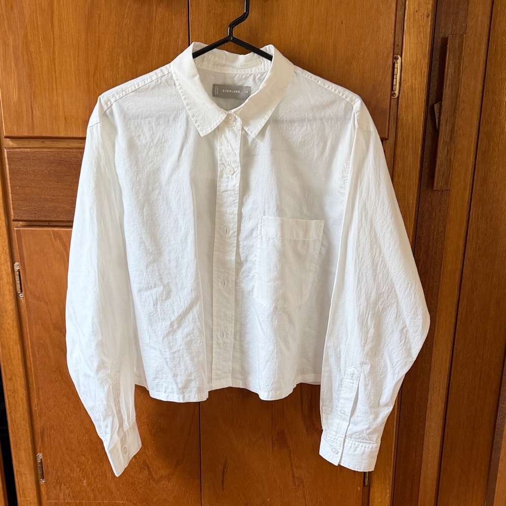 Everlane Crop Button Down